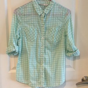 Old Navy Plaid Button Down